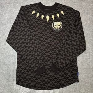 Spirit Jersey Long Sleeve T-Shirt S Black Silver Geometric